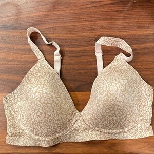 Bali Tan Patterned Wireless Bra, L